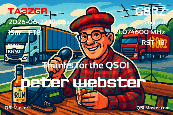 QSL G8RZ