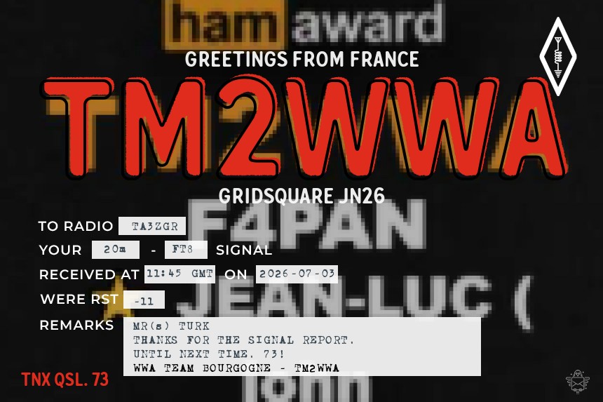 QSL TM2WWA