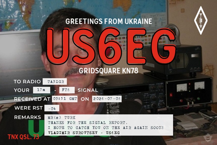 QSL US6EG