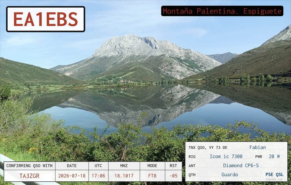 QSL EA1EBS