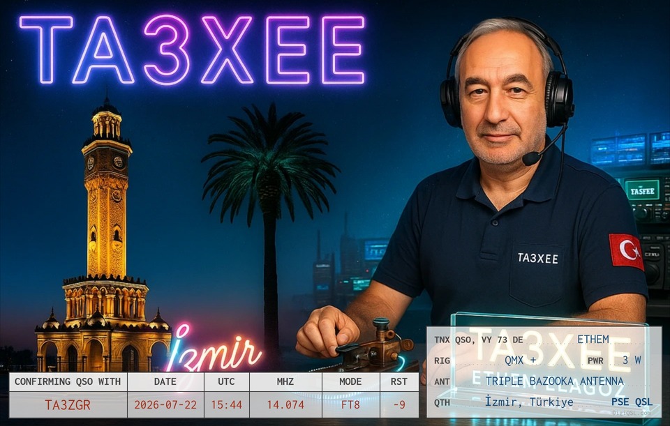 QSL TA3XEE