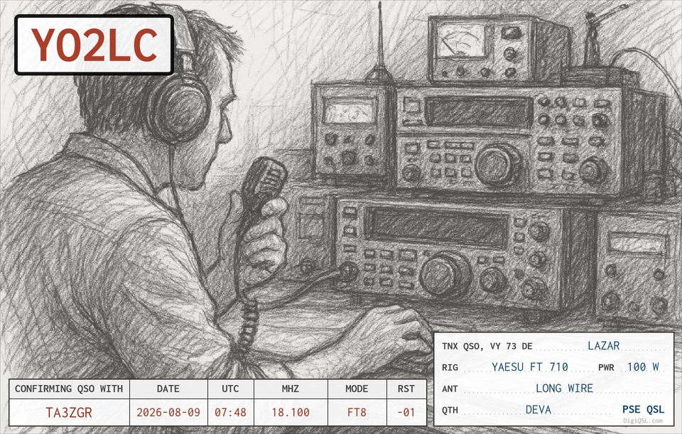 QSL YO2LC