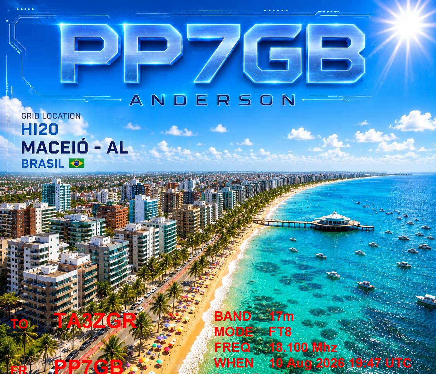 QSL PP7GB