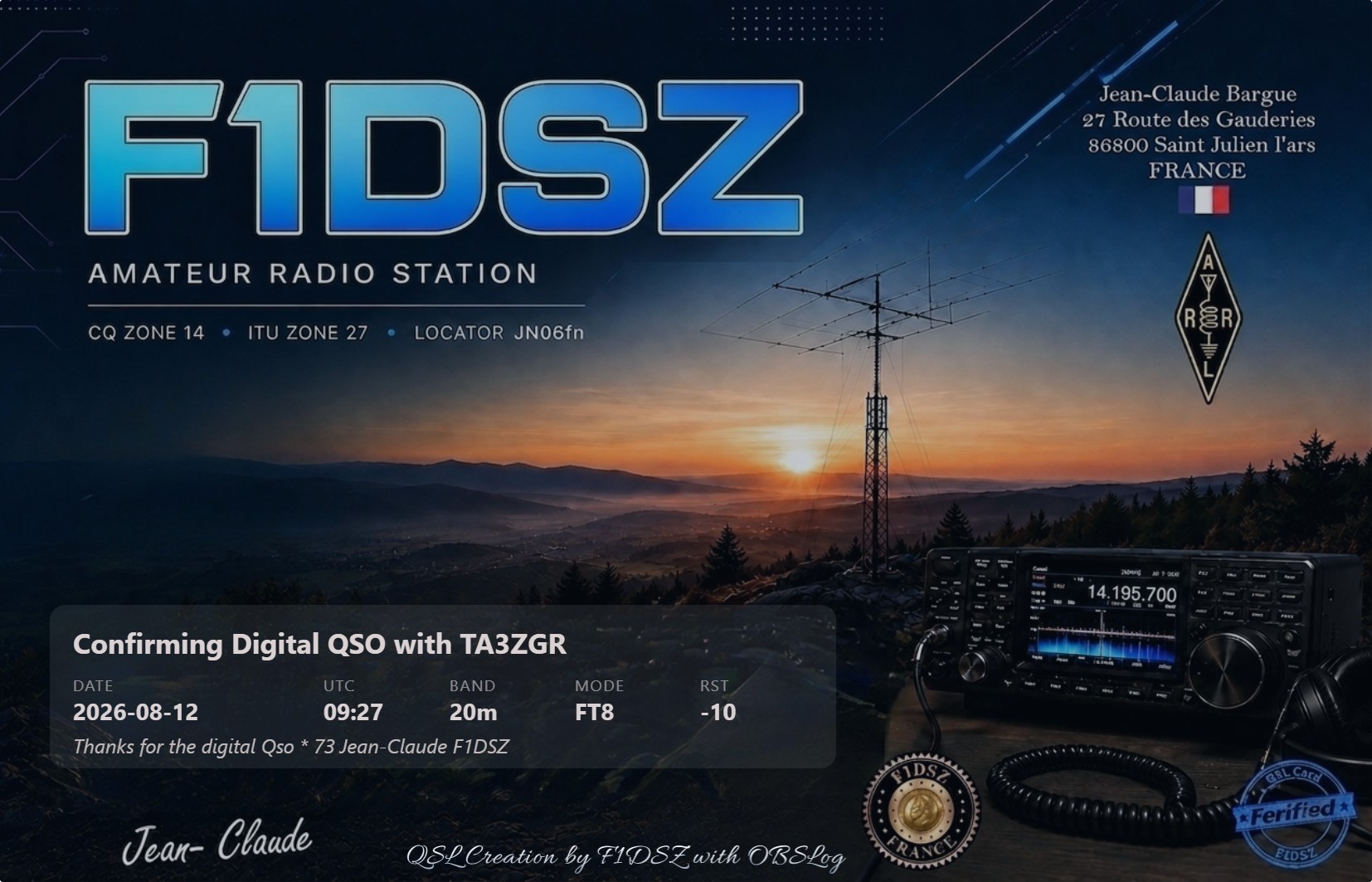 QSL F1DSZ