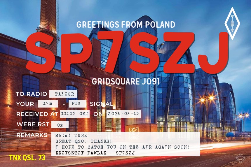 QSL SP7SZJ