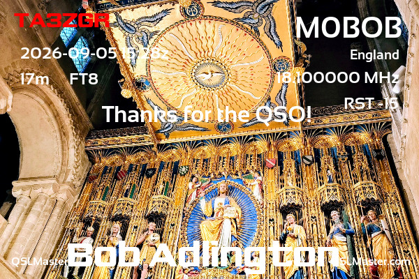 QSL M0BOB