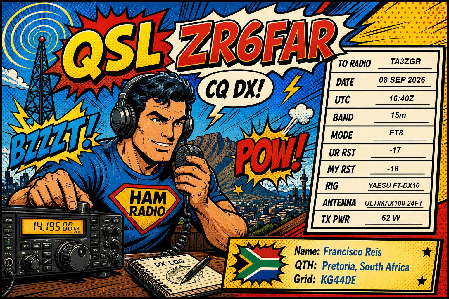 QSL ZR6FAR