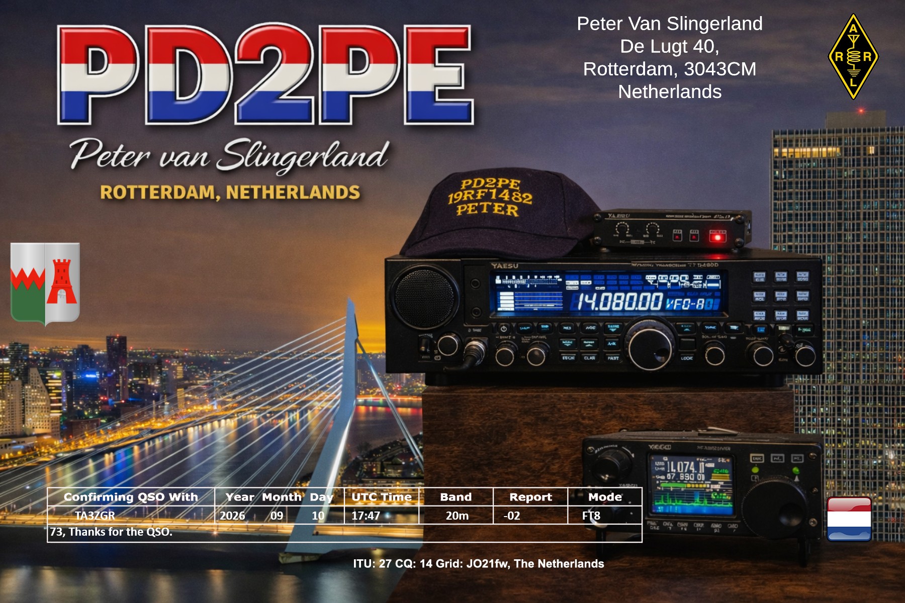 QSL PD2PE