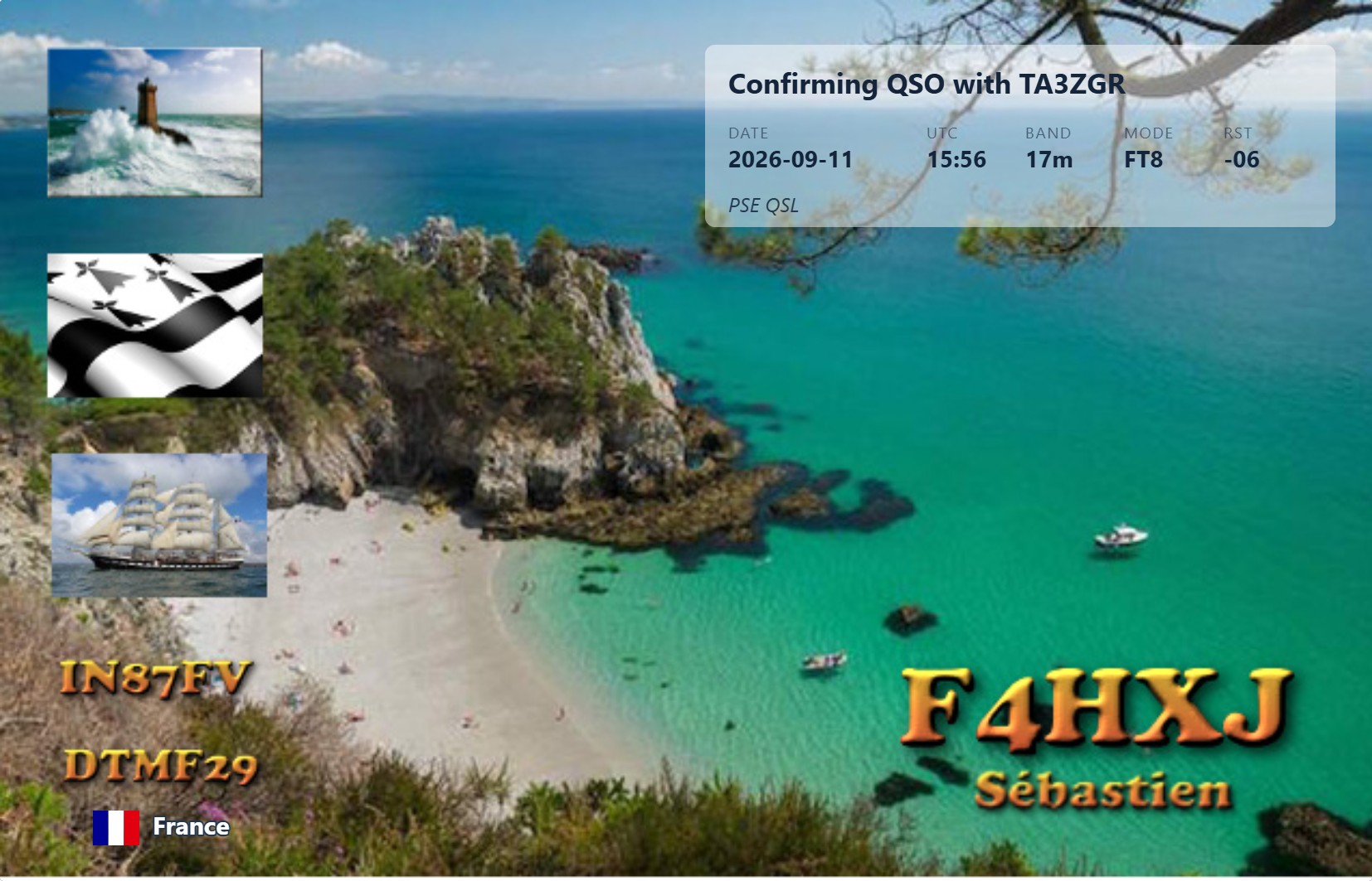 QSL F4HXJ