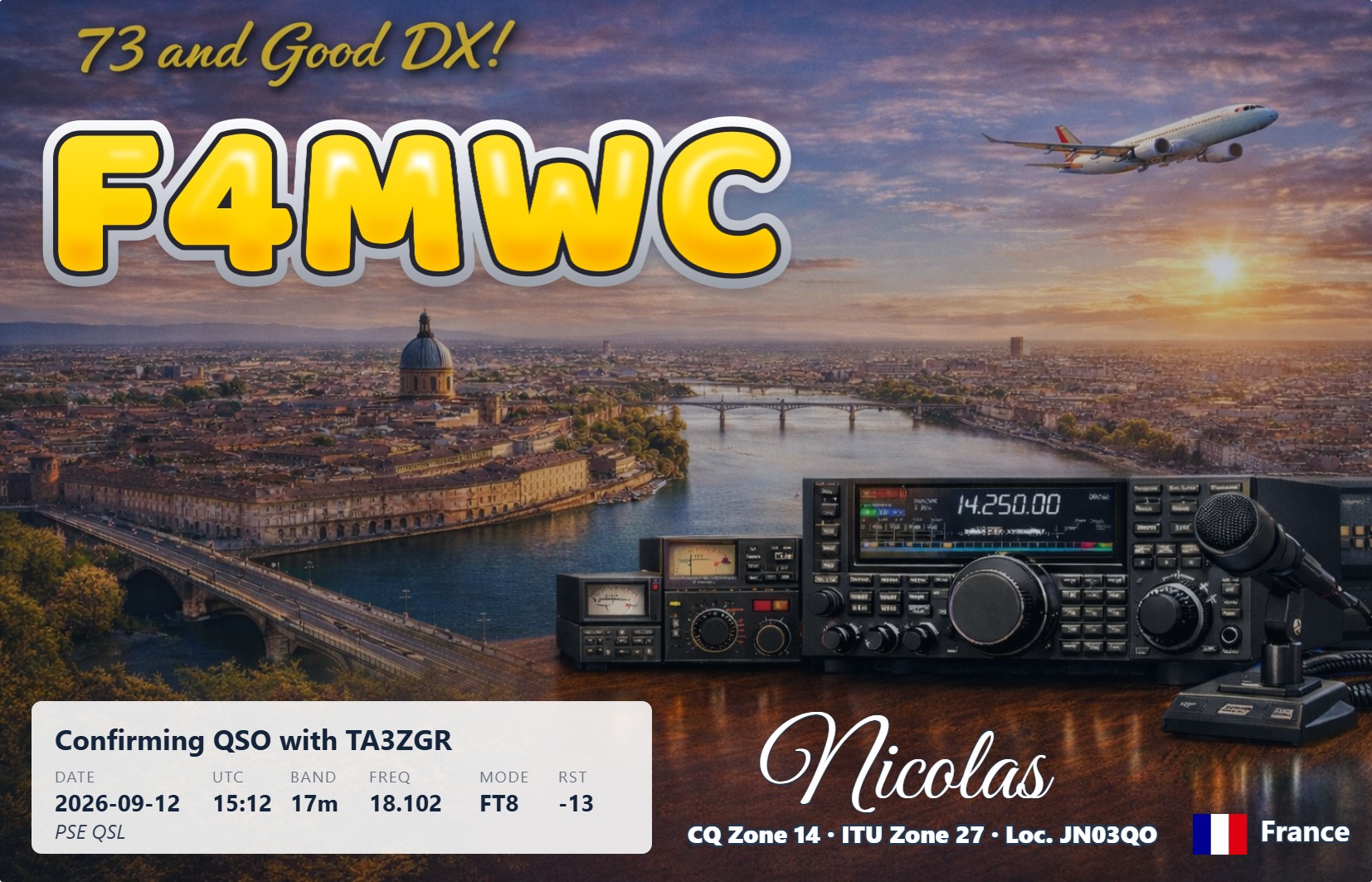 QSL F4MWC