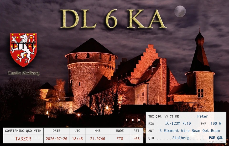 QSL DL6KA